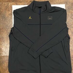 Jordan Black Jacket with Red Logo